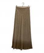 EVERYDAY I LIKE.エヴリデイ アイ ライク）の古着「Cu/R Maxi スカート」｜ベージュ