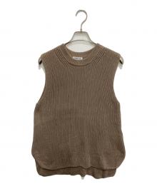 EVERYDAY I LIKE.（エヴリデイ アイ ライク）の古着「Polite ニット ベスト」｜ブラウン