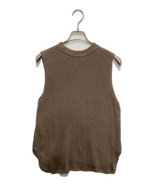 EVERYDAY I LIKE.（エヴリデイ アイ ライク）EVERYDAY I LIKE. (エヴリデイ アイ ライク) Polite ニット ベスト ブラウン サイズ:FREEの古着・服飾アイテム