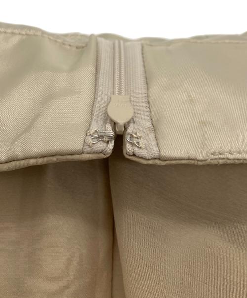 Whim Gazette（ウィムガゼット）Whim Gazette (ウィムガゼット) オーガンジーマーメイドスカート ベージュ サイズ:36の古着・服飾アイテム