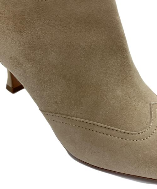 PELLICO（ペリーコ）PELLICO (ペリーコ) DAMA ウエスタンショートブーツ ベージュ サイズ:35 1/2の古着・服飾アイテム