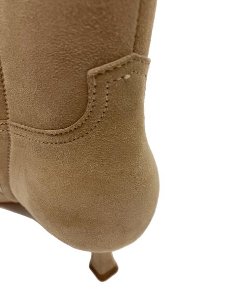 PELLICO（ペリーコ）PELLICO (ペリーコ) DAMA ウエスタンショートブーツ ベージュ サイズ:35 1/2の古着・服飾アイテム