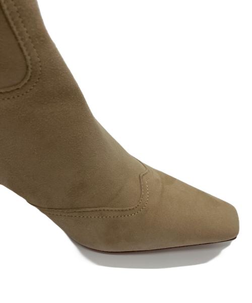 PELLICO（ペリーコ）PELLICO (ペリーコ) DAMA ウエスタンショートブーツ ベージュ サイズ:35 1/2の古着・服飾アイテム