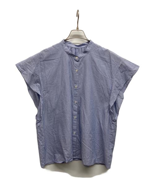 Spick and Span（スピック＆スパン）Spick and Span (スピック＆スパン) Spick and Span フレアスリーブエアリーブラウス ブルー サイズ:Freeの古着・服飾アイテム