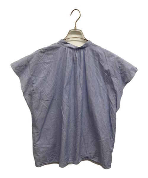 Spick and Span（スピック＆スパン）Spick and Span (スピック＆スパン) Spick and Span フレアスリーブエアリーブラウス ブルー サイズ:Freeの古着・服飾アイテム