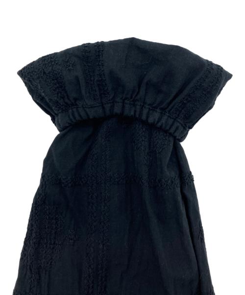 KAGURE（カグレ）KAGURE (カグレ) クロスステッチドロストブラウス ブラック サイズ:Freeの古着・服飾アイテム
