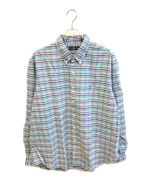 RALPH LAUREN（ラルフローレン）RALPH LAUREN (ラルフローレン) チェックシャツ ブルー サイズ:XXL 未使用品の古着・服飾アイテム