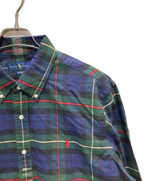 RALPH LAUREN（ラルフローレン）RALPH LAUREN (ラルフローレン) チェックシャツ グリーン サイズ:XL 未使用品の古着・服飾アイテム