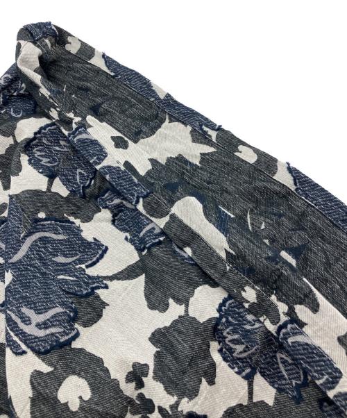 plantation（プランテーション）plantation (プランテーション) レイヤーフラワーJQワンピース ネイビー サイズ:Ｍの古着・服飾アイテム