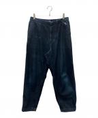THE NORTHFACE PURPLELABELザ・ノースフェイス パープルレーベル）の古着「デニム ワイド テーパード フィールド パンツ」｜インディゴ