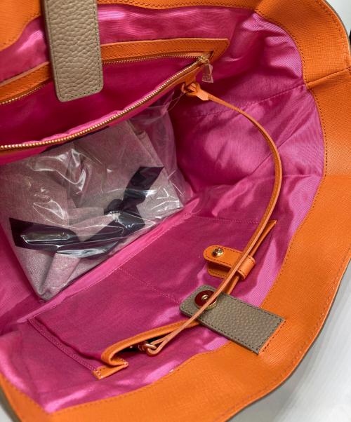 A.D.M.J.（エーディーエムジェイ）A.D.M.J. (エーディーエムジェイ) トートバッグ ベージュの古着・服飾アイテム