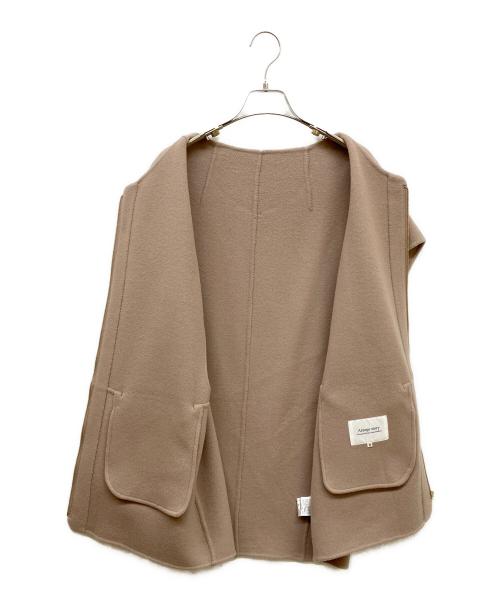ARPEGE STORY（アルページュストーリー）ARPEGE STORY (アルページュストーリー) ファー付リバージレ ブラウン サイズ:2の古着・服飾アイテム