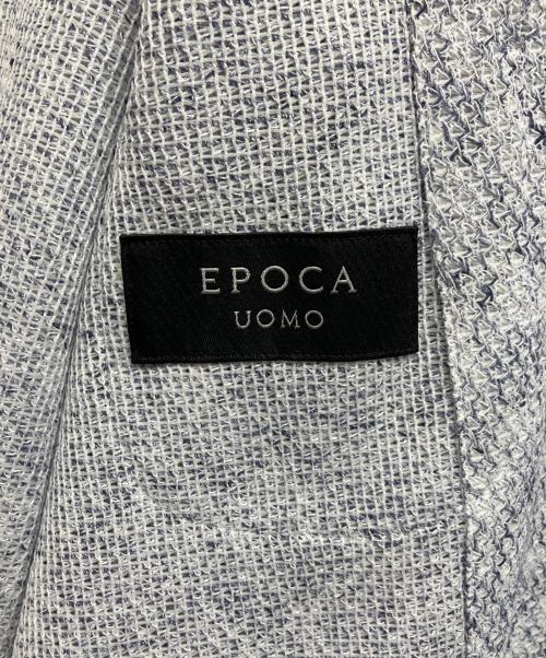 EPOCA UOMO（エポカ ウォモ）EPOCA UOMO (エポカ ウォモ) メッシュジャカードジャケット ホワイト サイズ:50の古着・服飾アイテム