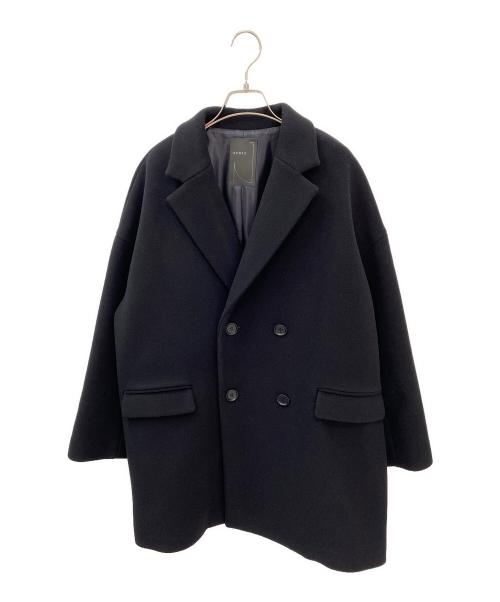 Noble（ノーブル）Noble (ノーブル) MTRオーバーPコート ブラック サイズ:38の古着・服飾アイテム