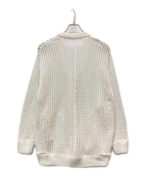 LOUNIE（ルーニー）LOUNIE (ルーニー) チルデンニットカーディガン ホワイト サイズ:Fの古着・服飾アイテム