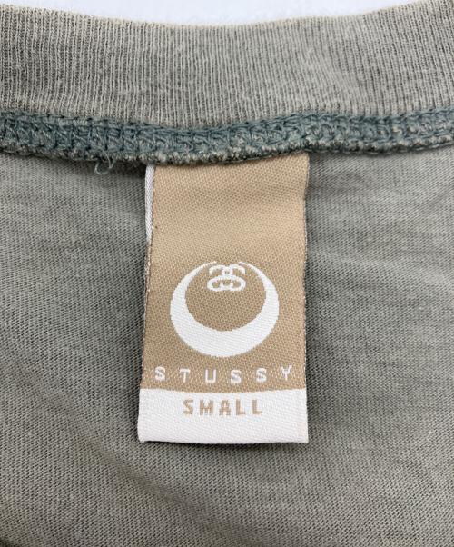 stussy（ステューシー）stussy (ステューシー) プリントTシャツ オリーブ サイズ:Sの古着・服飾アイテム