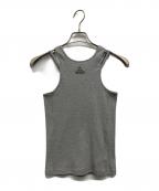 PRANK PROJECTプランクプロジェクト）の古着「Front Logo Rib Tank Top」｜グレー