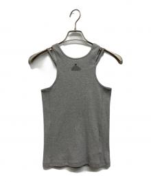 PRANK PROJECT（プランクプロジェクト）の古着「Front Logo Rib Tank Top」｜グレー