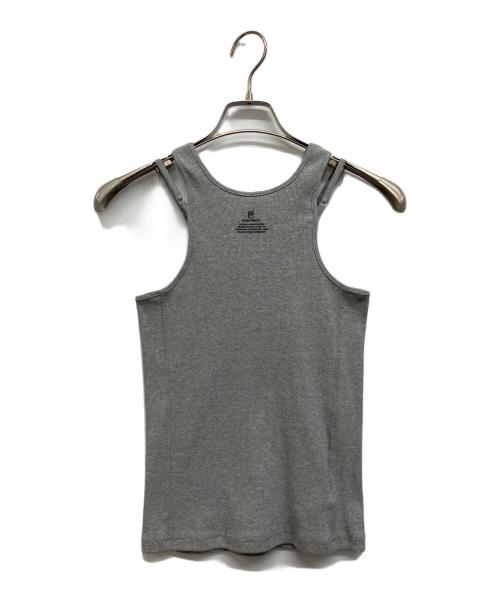 PRANK PROJECT（プランクプロジェクト）PRANK PROJECT (プランクプロジェクト) Front Logo Rib Tank Top グレー サイズ:Freeの古着・服飾アイテム