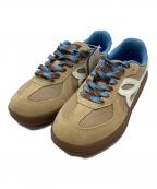 HAPPY BIRDS DAYHAPPY BIRDS DAY）の古着「ローカットスニーカー」｜ベージュ×ライトブルー