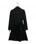 FOXEY NEWYORK (フォクシーニューヨーク) ストレッチ タフタ トレンチコート ブラック サイズ:40：17000円