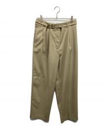 CLANE（クラネ）の古着「WAIST BELT DAD PANTS」｜ベージュ