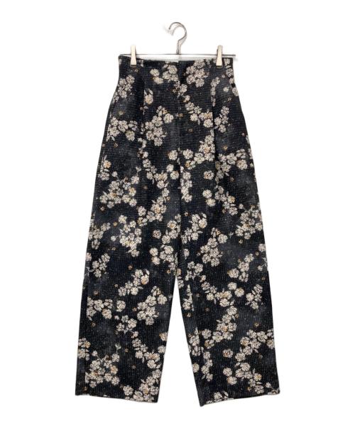 KEITA MARUYAMA（ケイタマルヤマ）KEITA MARUYAMA (ケイタマルヤマ) Ameri (アメリ) BLUR FLOWER PANTS グレー サイズ:Mの古着・服飾アイテム
