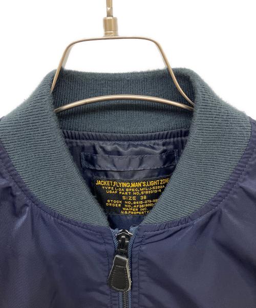 waiper（ワイパー）waiper (ワイパー) L-2A フライトジャケット ネイビー サイズ:38の古着・服飾アイテム