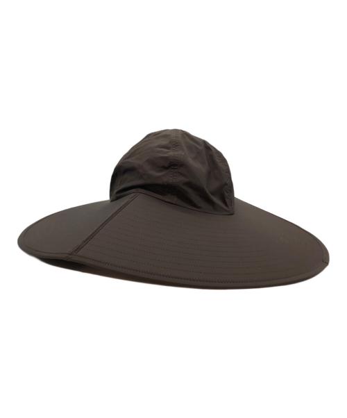 AURALEE（オーラリー）AURALEE (オーラリー) KIJIMA TAKAYUKI (キジマタカユキ) HIGH COUNT LIGHT NYLON LONG BRIM HAT ブラウンの古着・服飾アイテム