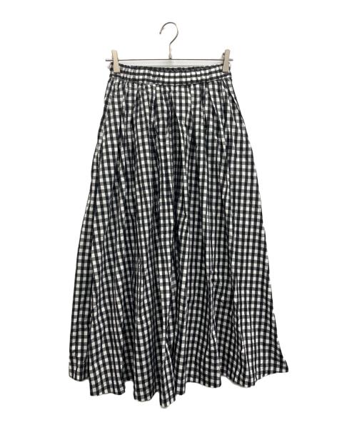 BEARDSLEY（ビアズリー）BEARDSLEY (ビアズリー) タフタギャザースカート ブラック サイズ:Freeの古着・服飾アイテム