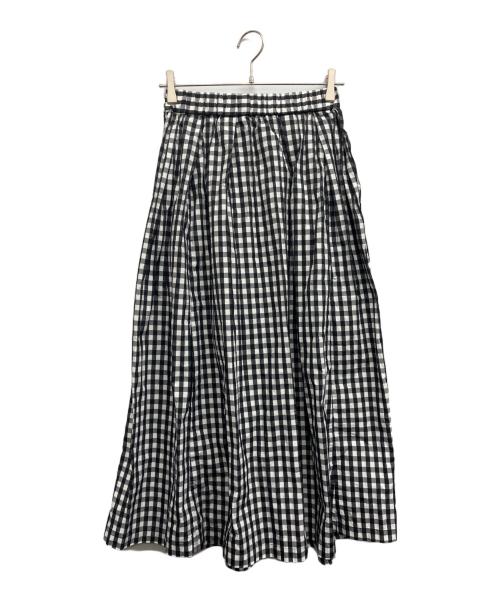 BEARDSLEY（ビアズリー）BEARDSLEY (ビアズリー) タフタギャザースカート ブラック サイズ:Freeの古着・服飾アイテム