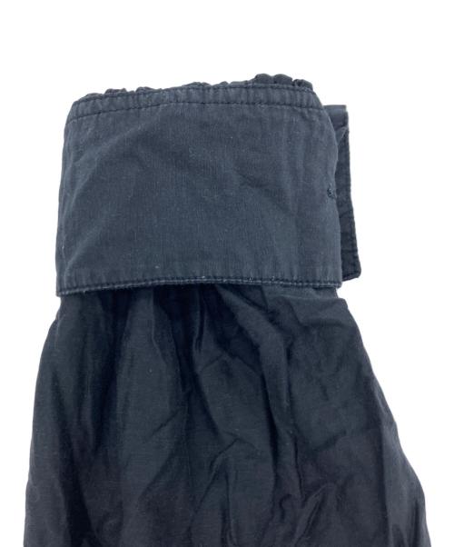 Spick and Span（スピック＆スパン）Spick and Span (スピック＆スパン) コットンシルクギャザーシャツ ネイビー サイズ:Freeの古着・服飾アイテム