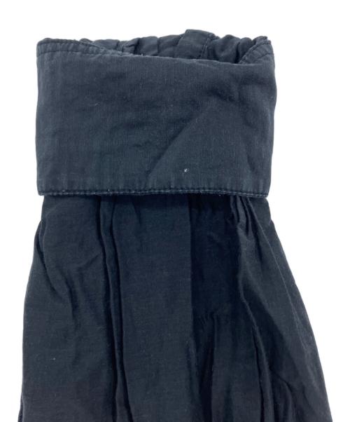 Spick and Span（スピック＆スパン）Spick and Span (スピック＆スパン) コットンシルクギャザーシャツ ネイビー サイズ:Freeの古着・服飾アイテム