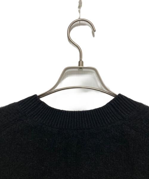 machatt（マチャット）machatt (マチャット) モヘヤ混カーディガン ブラック サイズ:FREEの古着・服飾アイテム