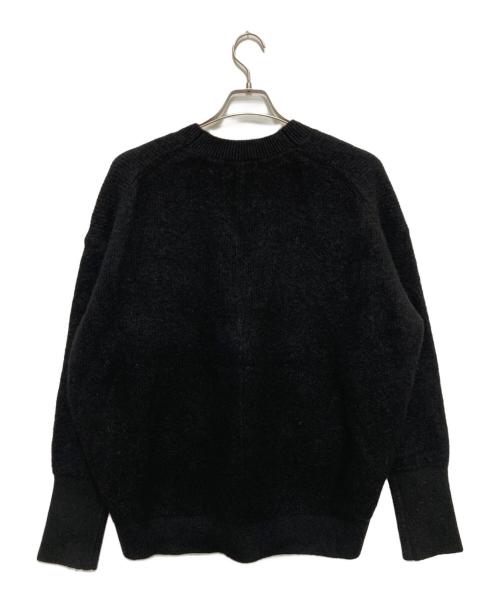 machatt（マチャット）machatt (マチャット) モヘヤ混カーディガン ブラック サイズ:FREEの古着・服飾アイテム