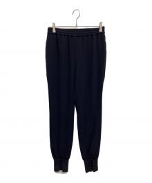 Col Pierrot×MUSE de Deuxieme Classe（コルピエロ×ミューズ ドゥーズィエム クラス）の古着「ジョーゼットスソリブパンツ」｜ネイビー