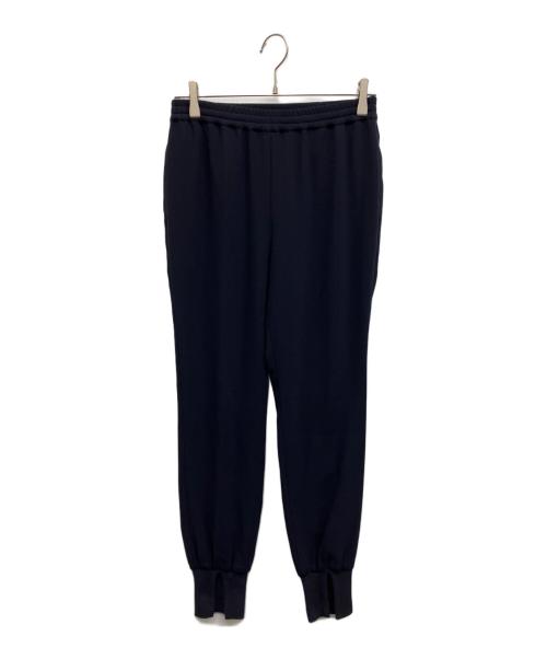 Col Pierrot（コルピエロ）Col Pierrot (コルピエロ) MUSE de Deuxieme Classe (ミューズ ドゥーズィエム クラス) ジョーゼットスソリブパンツ ネイビー サイズ:36の古着・服飾アイテム