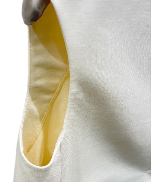 DRAWER（ドゥロワー）DRAWER (ドゥロワー) ウールモヘア サキソニージレ アイボリー サイズ:38の古着・服飾アイテム