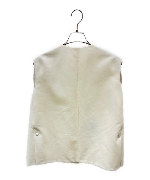 DRAWER（ドゥロワー）DRAWER (ドゥロワー) ウールモヘア サキソニージレ アイボリー サイズ:38の古着・服飾アイテム