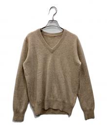 DEUXIEME CLASSE（ドゥーズィエム クラス）の古着「カシミヤVネックニット」｜ベージュ