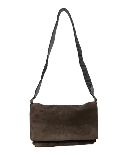 GUCCI（グッチ）GUCCI (グッチ) スウェードショルダーバッグ ブラウン サイズ:下記参照の古着・服飾アイテム