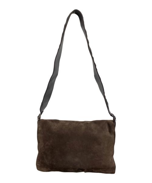 GUCCI（グッチ）GUCCI (グッチ) スウェードショルダーバッグ ブラウン サイズ:下記参照の古着・服飾アイテム