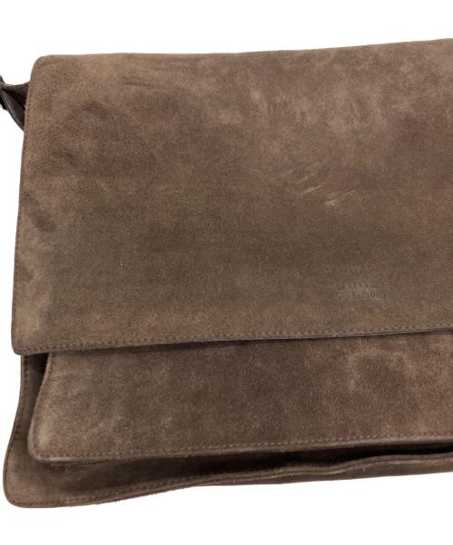 GUCCI（グッチ）GUCCI (グッチ) スウェードショルダーバッグ ブラウン サイズ:下記参照の古着・服飾アイテム