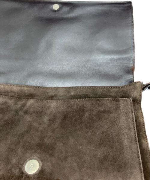GUCCI（グッチ）GUCCI (グッチ) スウェードショルダーバッグ ブラウン サイズ:下記参照の古着・服飾アイテム