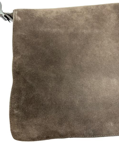 GUCCI（グッチ）GUCCI (グッチ) スウェードショルダーバッグ ブラウン サイズ:下記参照の古着・服飾アイテム