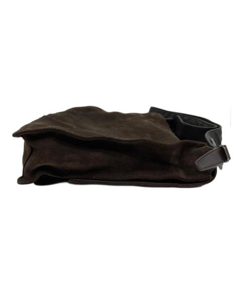 GUCCI（グッチ）GUCCI (グッチ) スウェードショルダーバッグ ブラウン サイズ:下記参照の古着・服飾アイテム