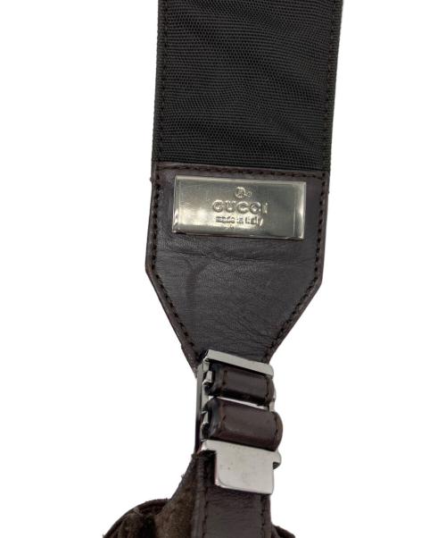 GUCCI（グッチ）GUCCI (グッチ) スウェードショルダーバッグ ブラウン サイズ:下記参照の古着・服飾アイテム