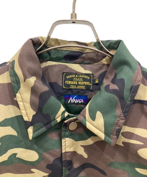 FINDERS KEEPERS（ファインダーズ キーパーズ）Finders KEEPERS (ファインダーズ キーパーズ) NANGA (ナンガ) ダウンコーチジャケット グリーン サイズ:SIZE Mの古着・服飾アイテム