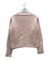 uncrave (アンクレイヴ) アルパカ混ボートネックニット ピンク サイズ:M：5000円