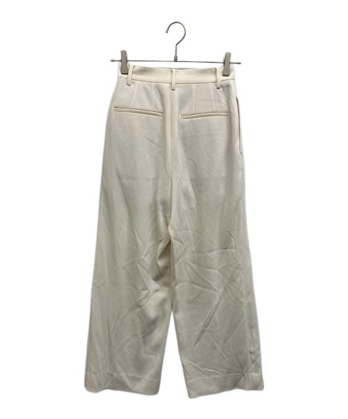 Plage（プラージュ）Plage (プラージュ) Georgette Tuck パンツ アイボリー サイズ:34の古着・服飾アイテム